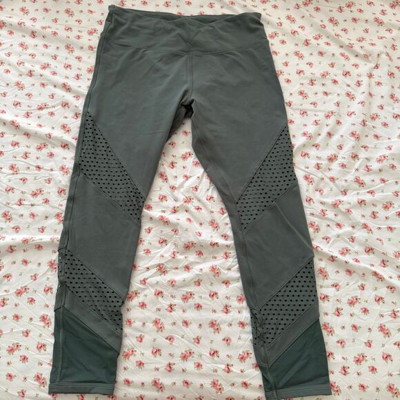 Lorna Jane Olive Green Leggings - Picture 1 of 7